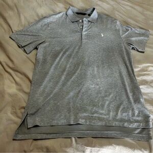 Ralph Lauren Golf Polo Shirt Large Grey Gray